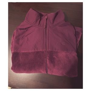 Danskin Now ZIP Up Purple Fuzzy Jacket (M 8-10)